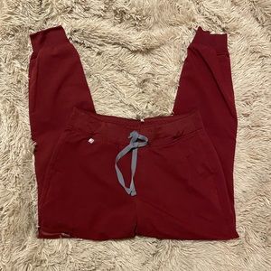 Figs Burgundy Joggers